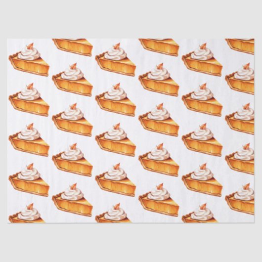 水彩ボホパンプキンパイパターン 薄葉紙 (正面)