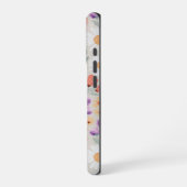 水彩ボホピンクフローラ iPhoneケース (左側面)