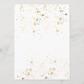 水彩ボホピンク&アイボリー緑フローラメニュー メニュー (裏面)