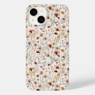 水彩ボホフローラルパターンiPhone / iPadケース Case-Mate iPhone 14ケース