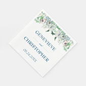 水彩ボホフローラ幾何結婚図形 スタンダードランチョンナプキン (角)