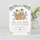 水彩ボホフローラ性発現パーティー 招待状 (スタンド正面)