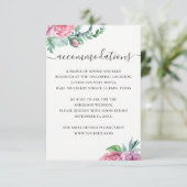 水彩ボホフローラ結婚宿泊施設QR エンクロージャーカード (スタンド正面)