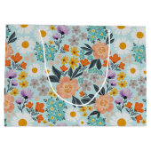 水彩ボホフローラ ラージペーパーバッグ (裏面)