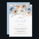 水彩ボホブルーフローラ90thバースデーパーティー 招待状<br><div class="desc">水の色ボホブルーフローラ90th誕生日パーティーの招待状ニッチとネストストアでマッチングコレクションを参照</div>