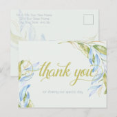 水彩ボホモダンリービーブランチ ポストカード (正面/裏面)