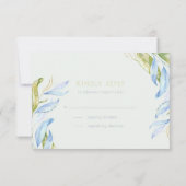 水彩ボホモダンリービーブランチRSVP 出欠カード (裏面)