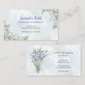 水彩ボホラベンダー 名刺 (正面/裏面)