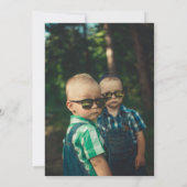 水彩ボホレトロ サンカムズ カスタム 招待状 (裏面)