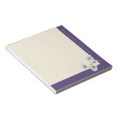 水彩ボホ フラワーデイジー クリスマス ギフト ノートパッド (アングル)