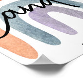 水彩ボーホレインボー何枚ポスター ポスター (角)