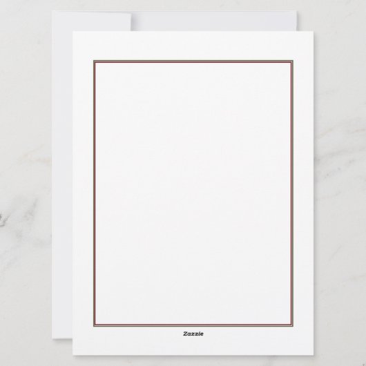 水彩ポインセチアのクリスマス空白の文房具 シーズンカード (裏面)