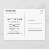 水彩ポイントセティアフローラ保存日 ポストカード (裏面)