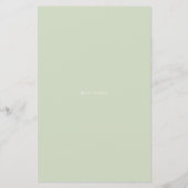 水彩ポッテッドプラントスウィート16パーティの招待状 (裏面)