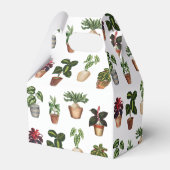 水彩ポッテッドプラントテラコッタポット名 フェイバーボックス (裏面サイド)