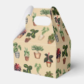 水彩ポッテッドプラントテラコッタポット名 フェイバーボックス (裏面サイド)