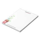 水彩ポットイチジクの木(God Notepad)親愛 ノートパッド (回転)