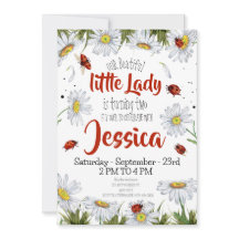 水彩ポップな誕生日の女の子とコバチ