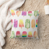 水彩ポップス クッション (ブランケット)