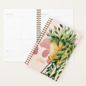 水彩ポトス植物スクリプト名プランナー プランナー手帳 (ディスプレー)