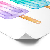 水彩ポピックスポスター ポスター (角)