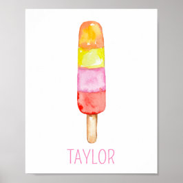 水彩ポピュシラルポスター ポスター