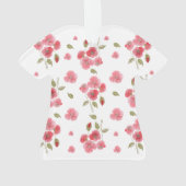 水彩ポピーの花 オーナメント (裏面)