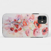 水彩ポピーの花 – バラピンクケース Case-Mate iPhoneケース (裏面(横))