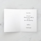 水彩ポピーフラワーアートマザーズデイカード カード (内部)