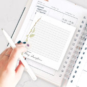 水彩ポピー先生ギフトメモ帳 ノートパッド