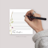 水彩ポピー先生ギフトメモ帳 ノートパッド