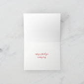 水彩ポピー感謝カード サンキューカード (内部)