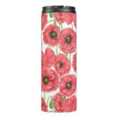 水彩ポピー花柄サーマルタンブラー タンブラー (裏面)