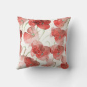 水彩ポピー クッション (裏面)