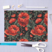 水彩ポピー 薄葉紙 (クラフト)