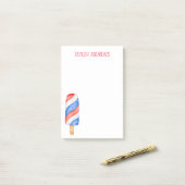 水彩ポプシクルのポストイットノート ポストイット (デスク上)