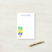 水彩ポプシクルのポストイットノート ポストイット (デスク上)