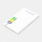 水彩ポプシクルのポストイットノート ポストイット (アングル)