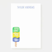 水彩ポプシクルのポストイットノート ポストイット (正面)