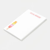 水彩ポプシクルのポストイットノート ポストイット (アングル)