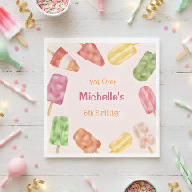 水彩ポプシクルサマー誕生日