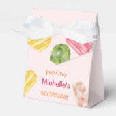水彩ポプシクルサマー誕生日 フェイバーボックス (正面サイド)