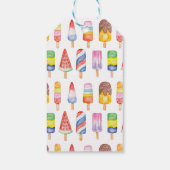 水彩ポプシクルメッセージカード ギフトタグ (裏面)