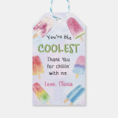 水彩ポプシクル誕生日サンキューギフトラベル ギフトタグ (裏面)