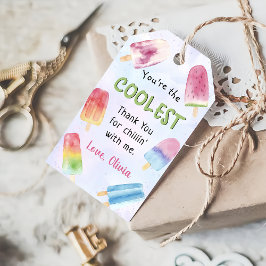 水彩ポプシクル誕生日サンキューギフトラベル ギフトタグ