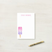 水彩ポプシクル ポストイット (デスク上)