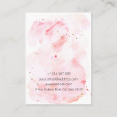 水彩ポートレート名刺 名刺 (裏面)