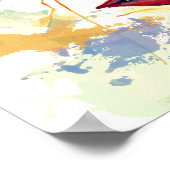 水彩ポートレート ポスター (角)