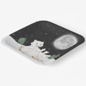 水彩ポーラクマSled上 ペーパープレート (傾斜あり)