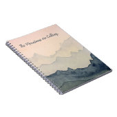 水彩マウンテンスパイラルノート ノートブック (右側)